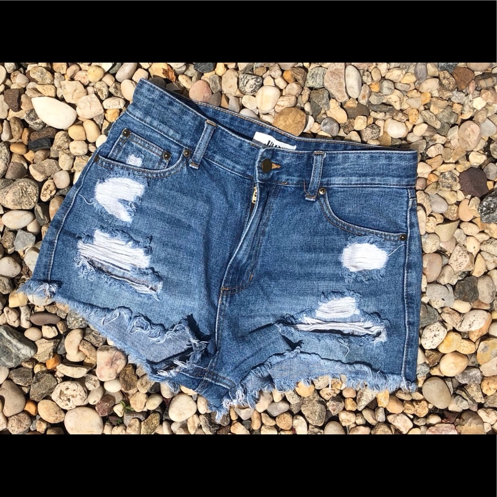 JBD Super Destroyed Shorts